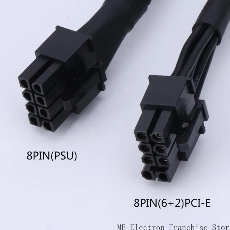 T5ea 8pin a 8pin (6+2) alimentação 18awg para AGK750 RM650X RM750X RM850X RM1000X