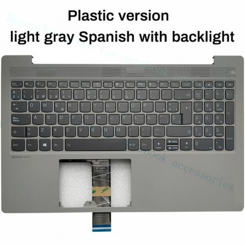 

Испанская клавиатура A+ для Lenovo Ideapad 5 15IIL05 15ARE05 15ITL05 15ALC05, чехол-подставка для рук