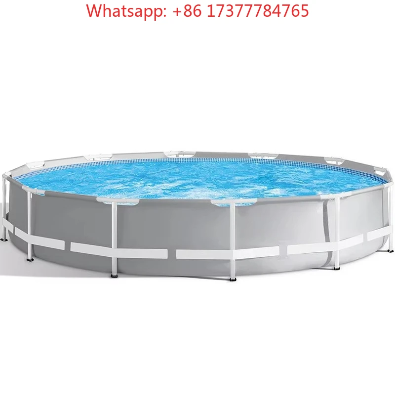 

Big Family Outdoor Swimming Pool 366*76cm, 6712 Large Metal Frame Pool
