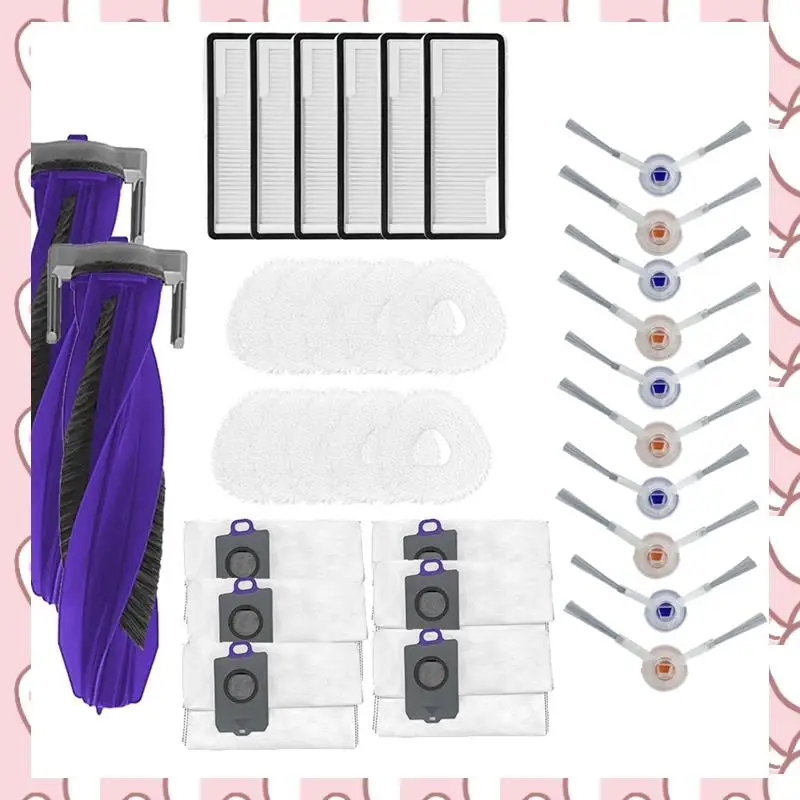 

HHTL 34 PCS Sweeper Accessories Replacement Parts For Narwal Freo Z Ultra Robot Robot Vacuum Cleaner Accessories Replacement