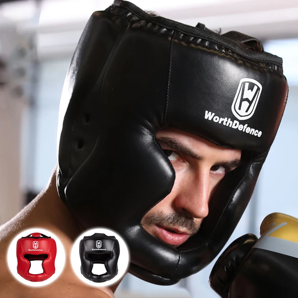 Boxing Helmet Men Women Adult Karate Muay Thai Training Head Protector Gym Equipment Taekwondo Head Guard