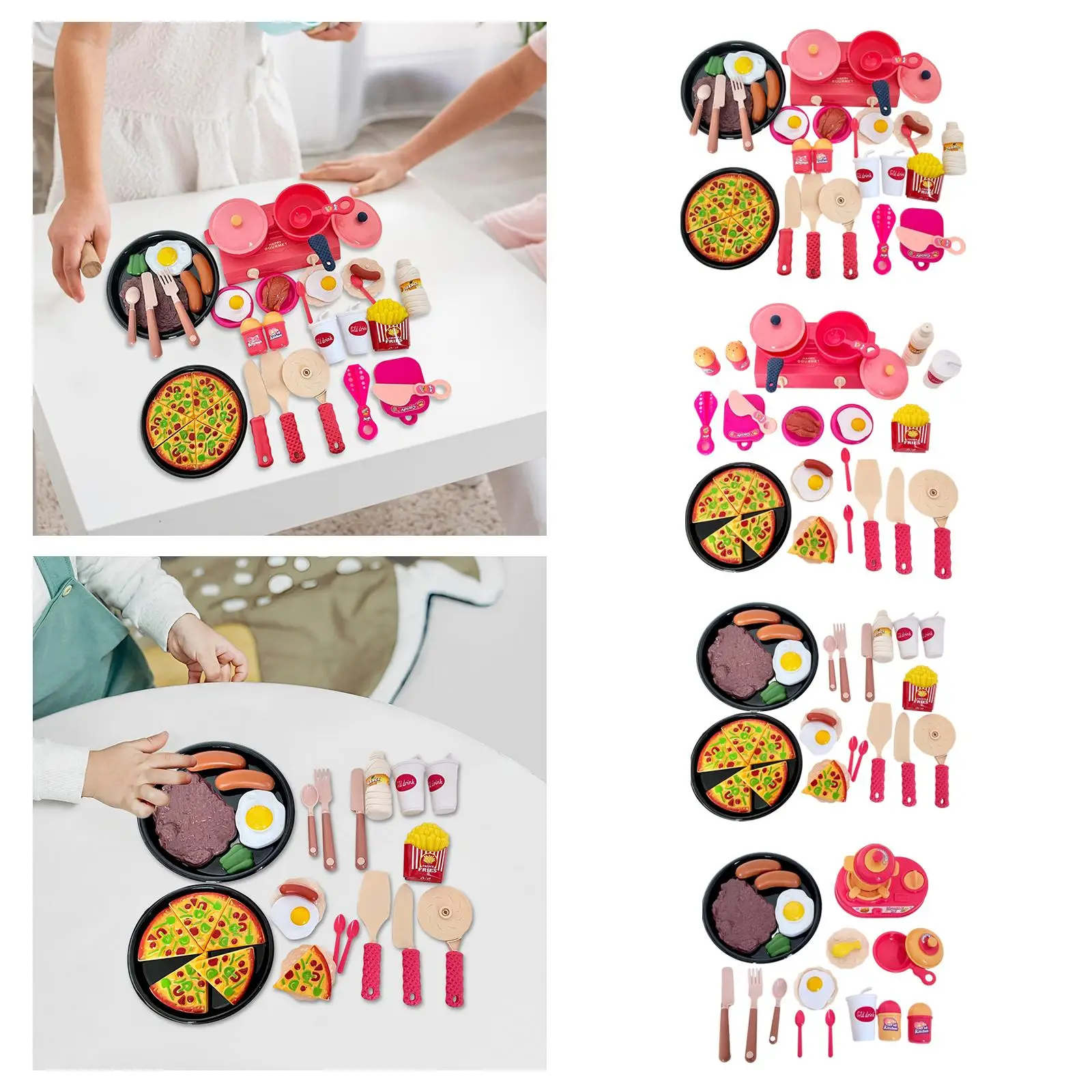 Kleinkinder-Küchenspielset, Modell, Küchenspielzeug für Mädchen, Jungen, Kleinkinder, Geburtstag