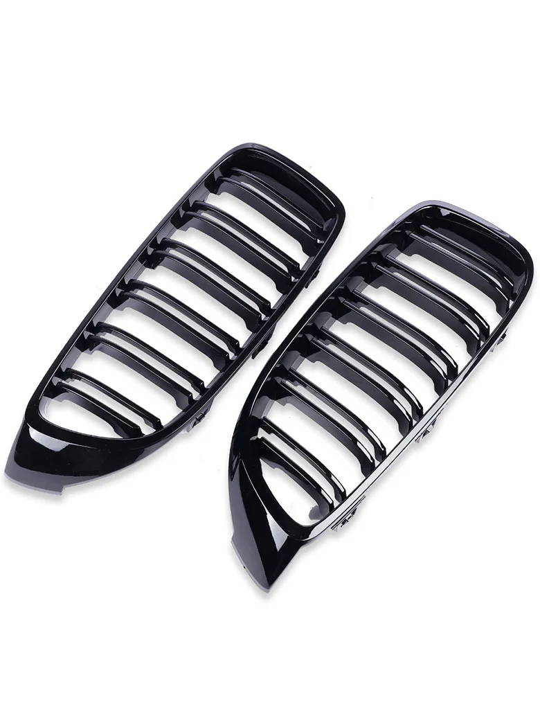 Glossy Black Front Lower Bumper Kidney Grill for BMW 4 Series F32 F33 F36 F80 F82 F83 M4 2013-2020 Carbon Fiber grille radiator