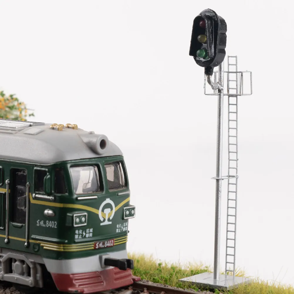 

Миниатюрный светофор для моделей железнодорожных путей, архитектурных макетов, декора песочниц, ландшафтного дизайна, DIY