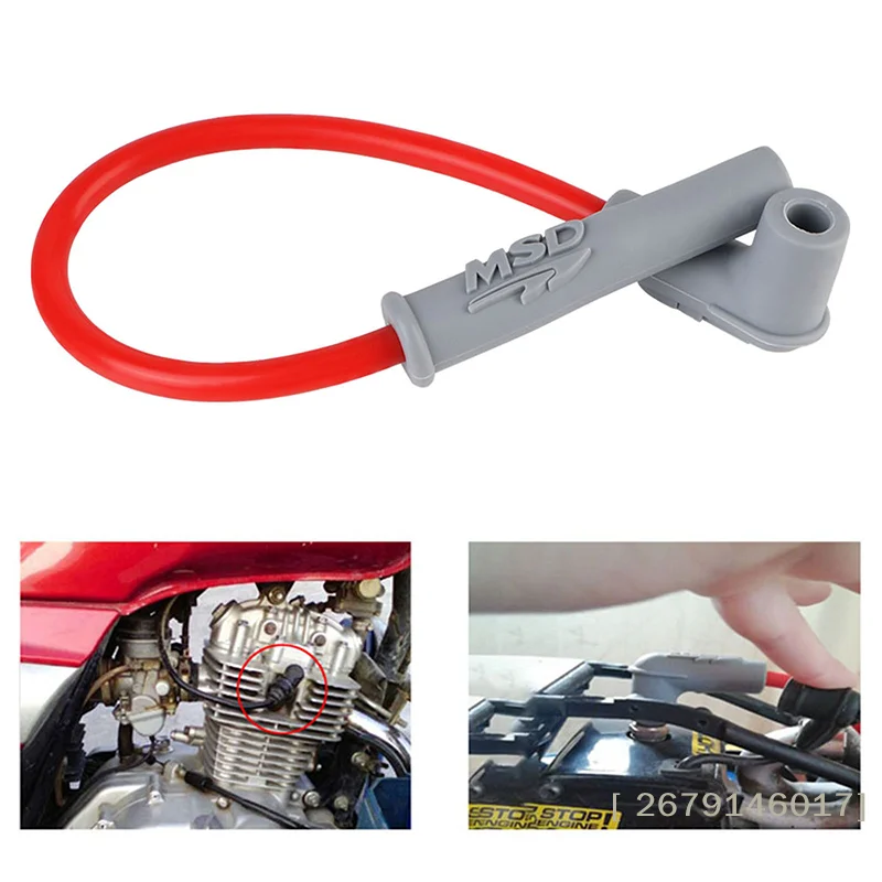 【YY26】Motorrad-Zündkabel-Spule, Zündkerzenstecker, Hochspannungskabel, Offroad-Fahrzeugteile, Zubehör, MSD-Booster-Kabel