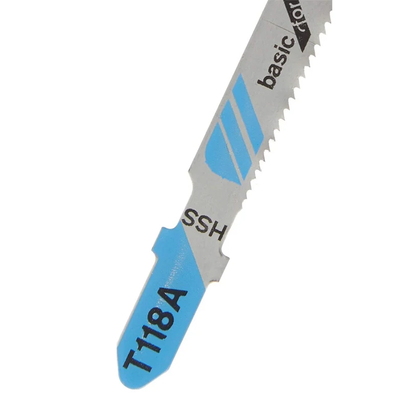 BOSCH 2608631013 Curved Saw Blade T118A Basic for Metal HSS 5-Pack 92mm Metal Straight Cutting Attachments Tool Accessories