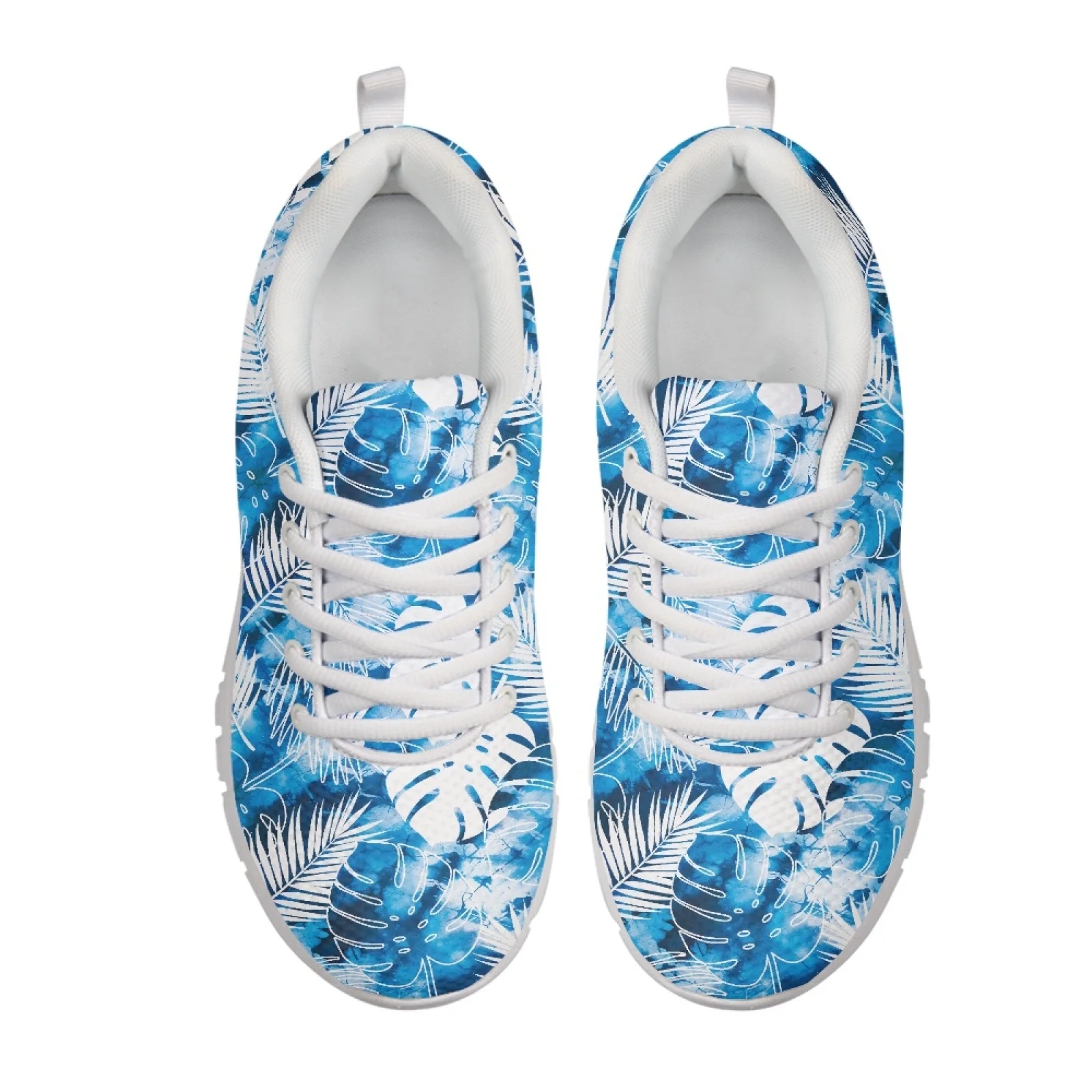 Coloranimal Tropical Leaf Print 2026 New Athletic Shoes Mesh Trainers Lightweight Walking Shoes for Women