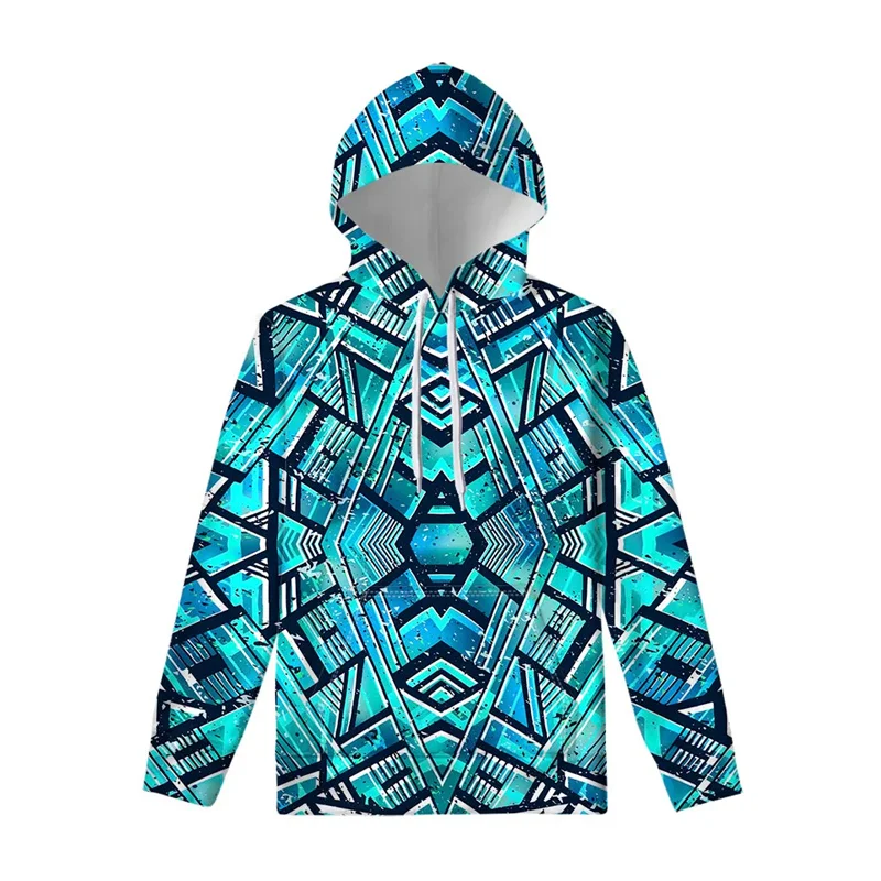 

Fashion New 3D Trippy Patterns Printing Hoodies For Men Colorful Psychedelic Styles Graphic Hooded Hoody Unisex Cool Pollovers