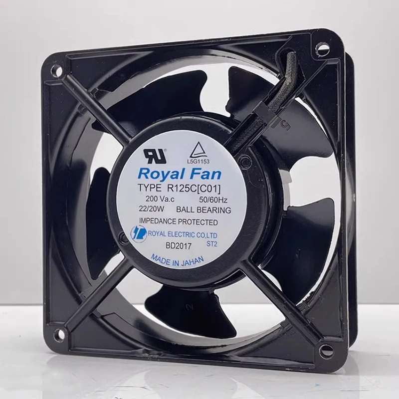 Tipo R125C (C01) 200V ventola originale interamente in metallo resistente alle alte temperature