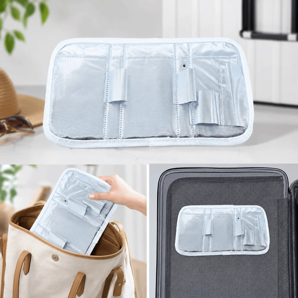 Aluminum Foil Insulin Cooling Bag Protective Foldable Insulin Cooler Wear-resistant Portable Medicine Storage Bags Outdoor