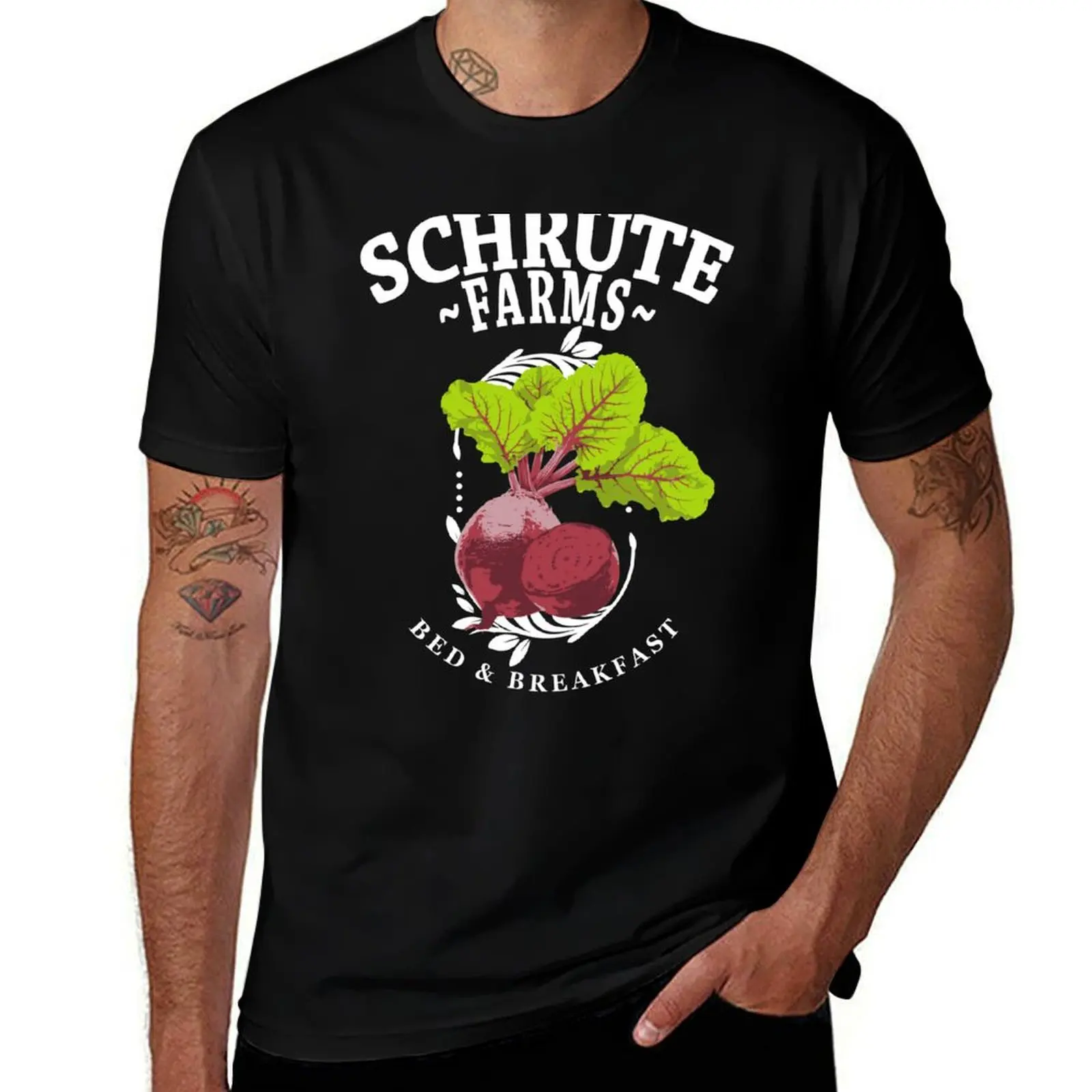 Schrute Farms Bed & Breakfast The Office Beets T-Shirt Plus Size Lightweight Tee Shirt T-Shirt