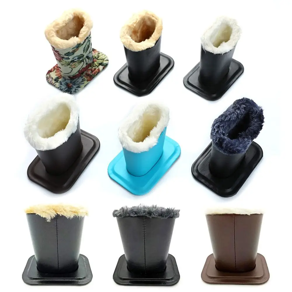 PU Leather Eyeglass Holders Sunglass Stands With Soft Plush Lining Eyeglass Holder Stands Safe Plush Lined Glasses Case