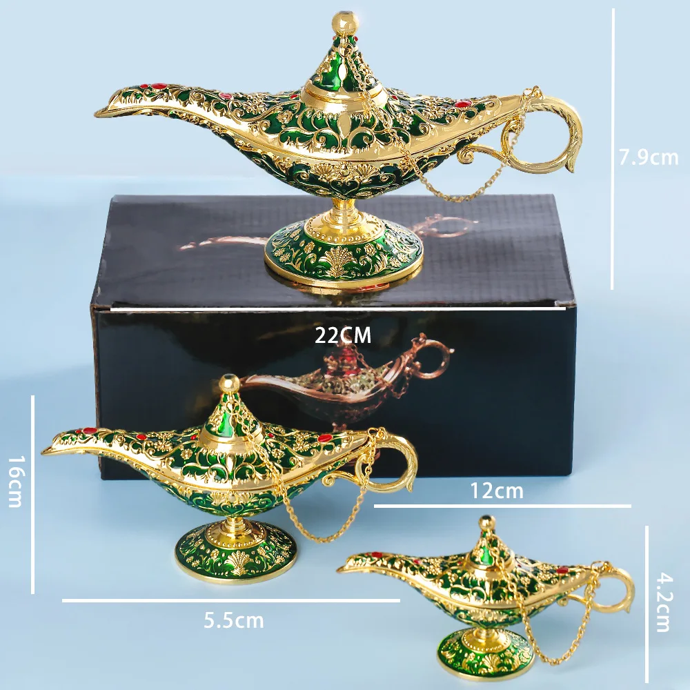 Aladdin's Magic Lamp creative ornaments, Xinjiang tourist souvenirs, home decorations, alloy ornaments