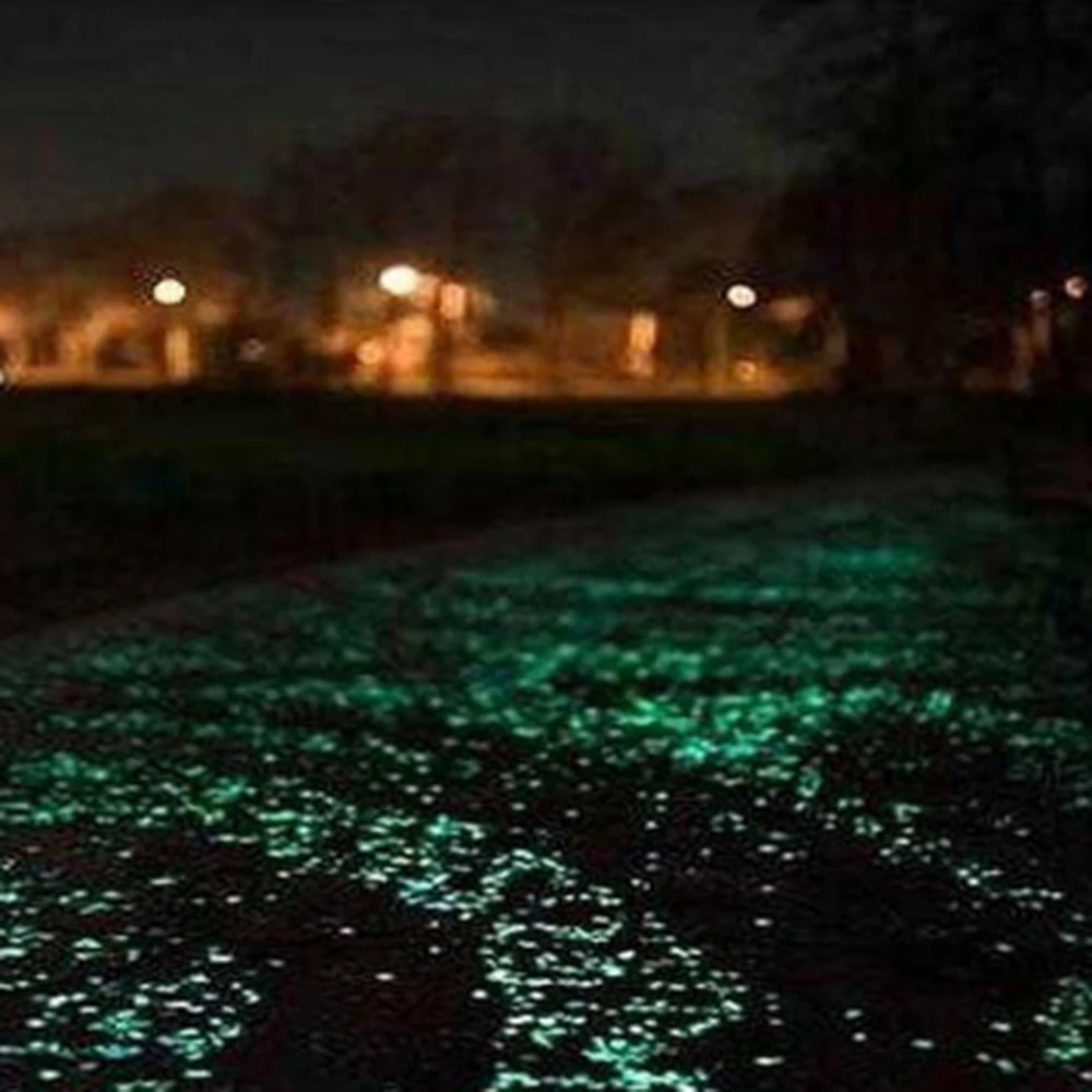 Garden Path Luminous Pebbles Rocks Decorative Aquarium Gravel for Outdoor Yard Lawn Pond Landscaping