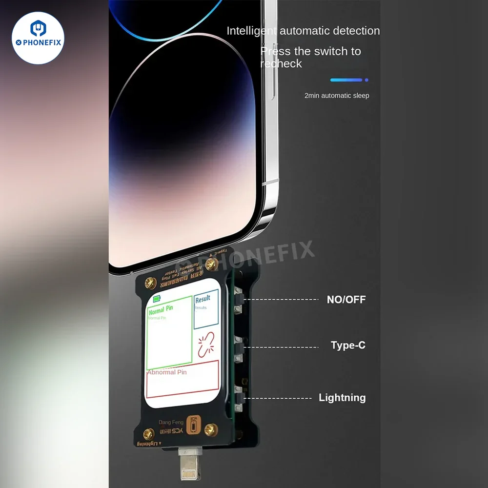 Détecteur d'insertion de queue automatique, série complète YCS, testeur de prise de queue avec pluie, interface de type C pour comprimés du matin, lapmédication