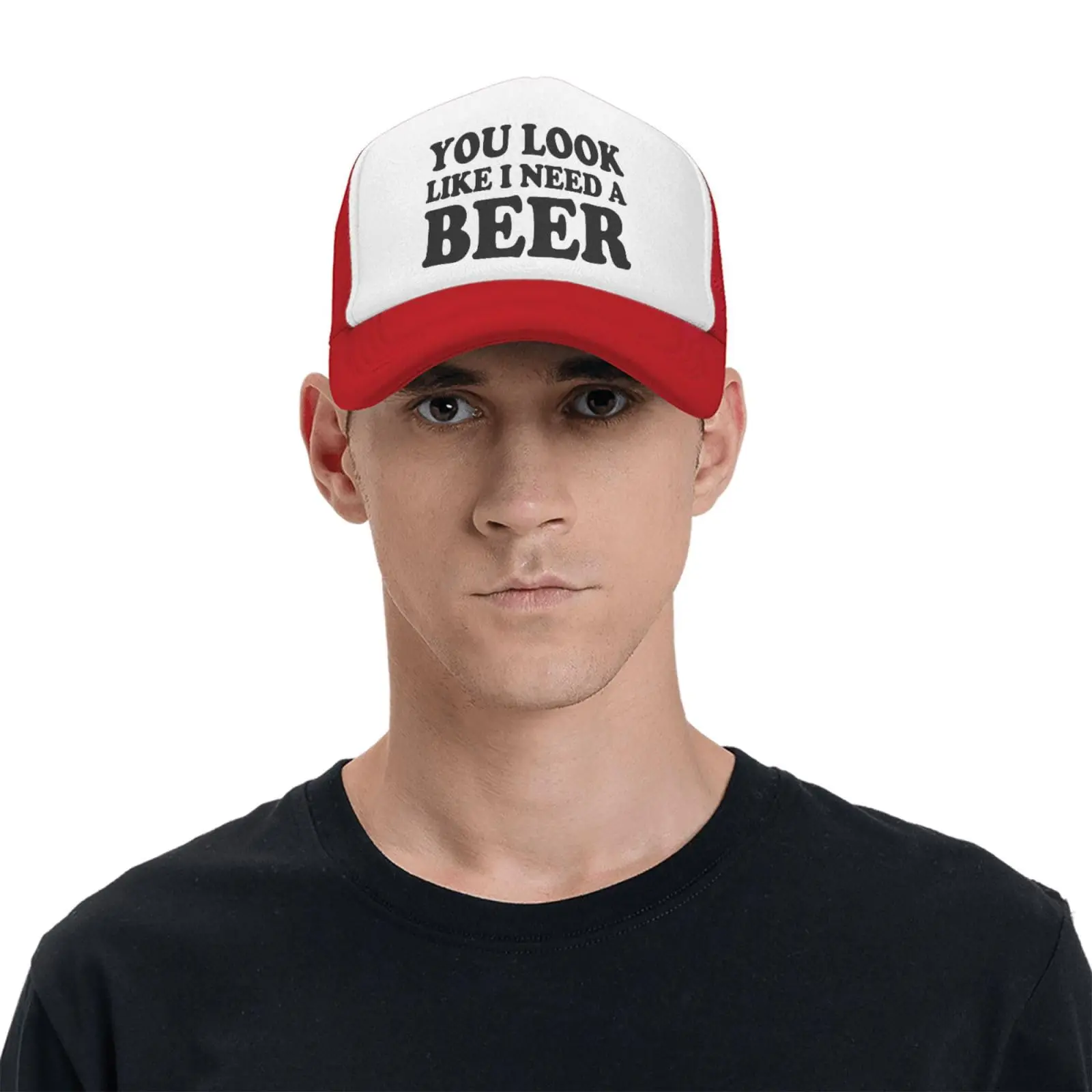 Casquettes de camionneur réglables unisexes, chapeaux College You Look Like I Need A Beer, casquettes de baseball