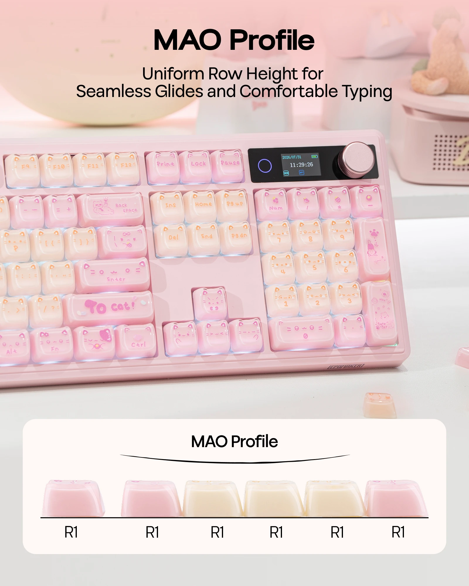 Set di Tasti EPOMAKER JellyPaw - Gaming Keyboard Mechanical Wireless recensione e prezzo