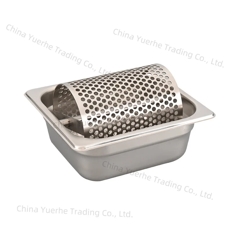 

304 stainless steel butter roller, American burger burger shop tools, street stall stainless steel butter roller