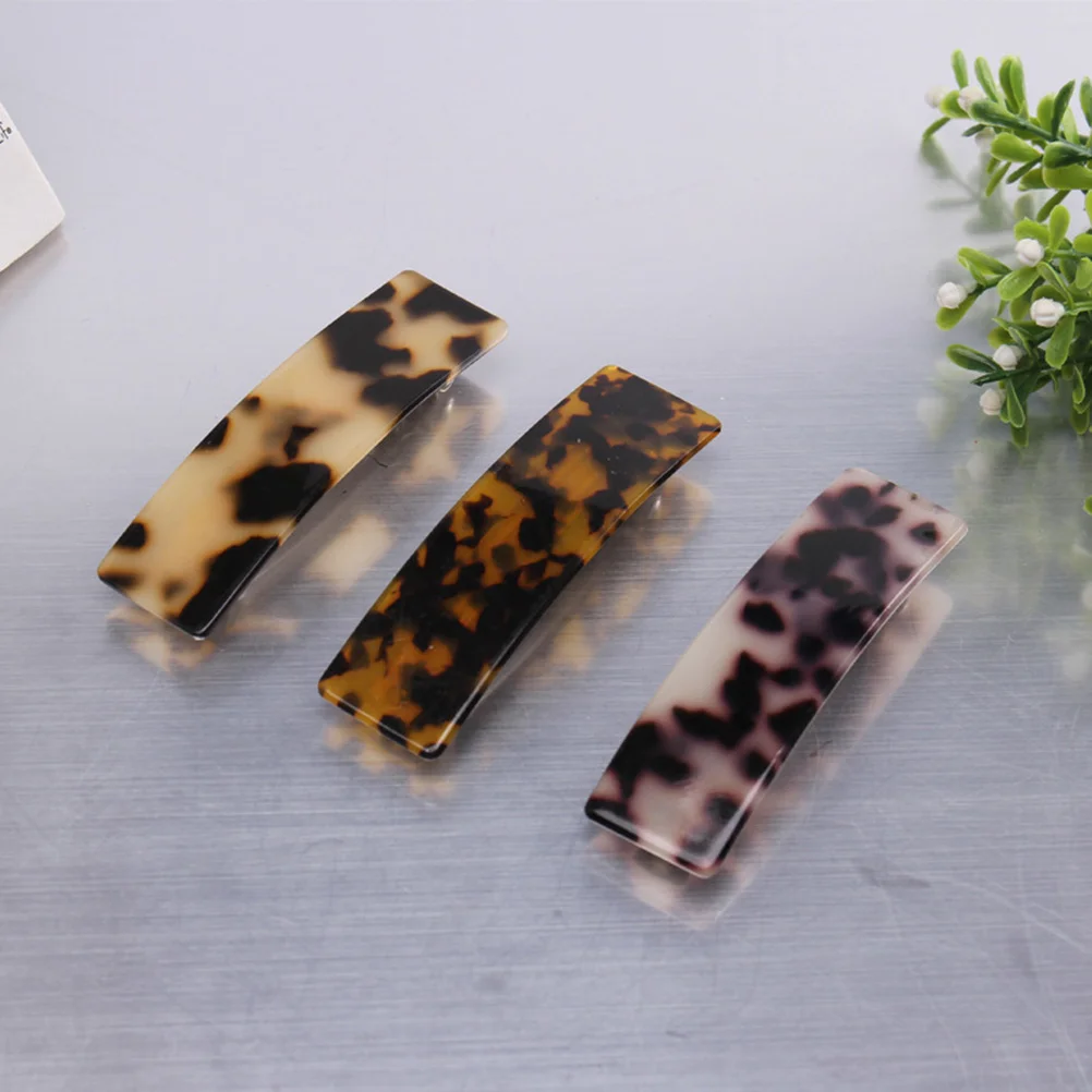 دبابيس شعر أكريليك للفتيات بلون القهوة، غطاء رأس إبداعي، مشابك شعر أنيقة للفتيات، ديكور دبوس شعر أنيق