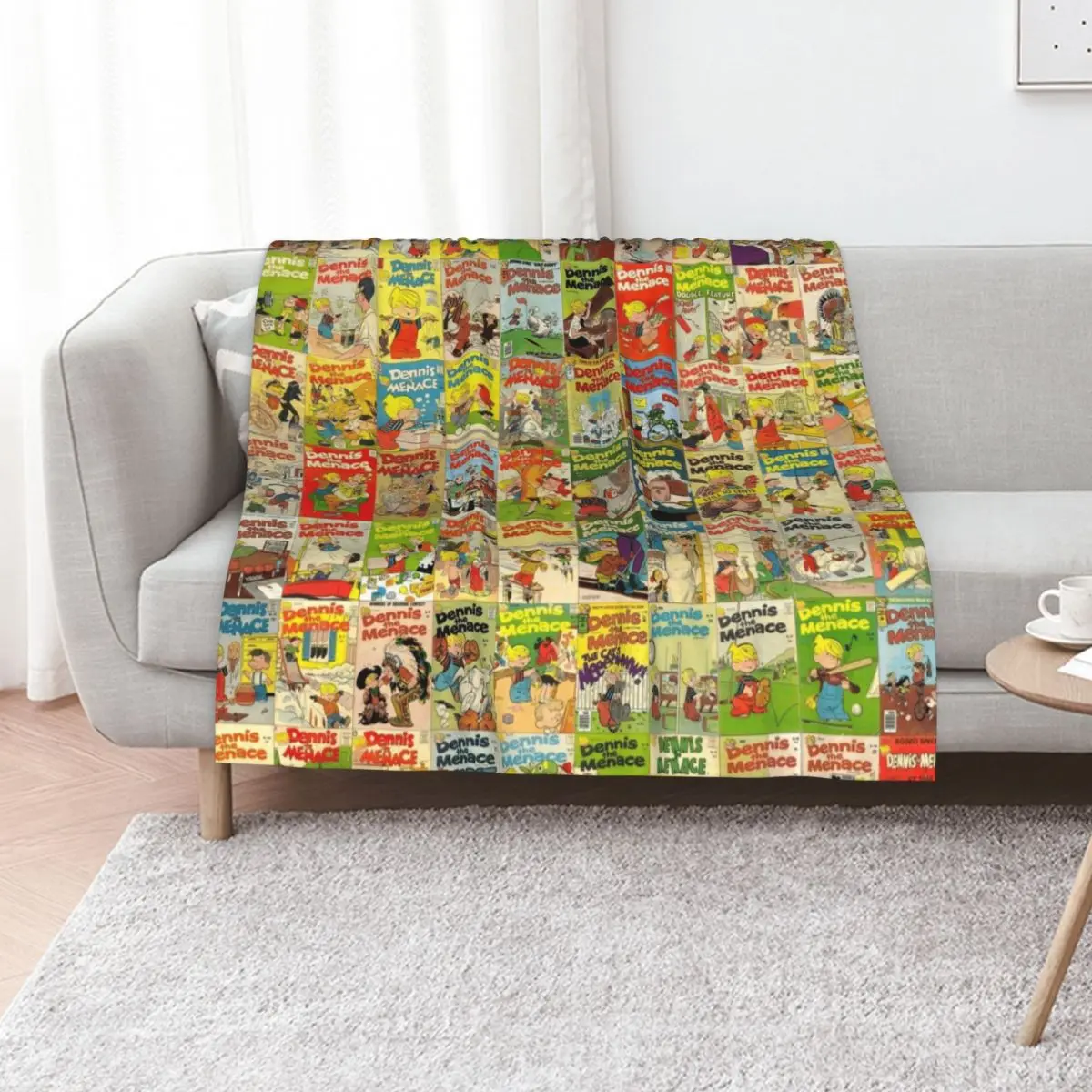 

Dennis the Menace Throw Blanket Flannels for babies Decorative Throw sofa bed Blankets