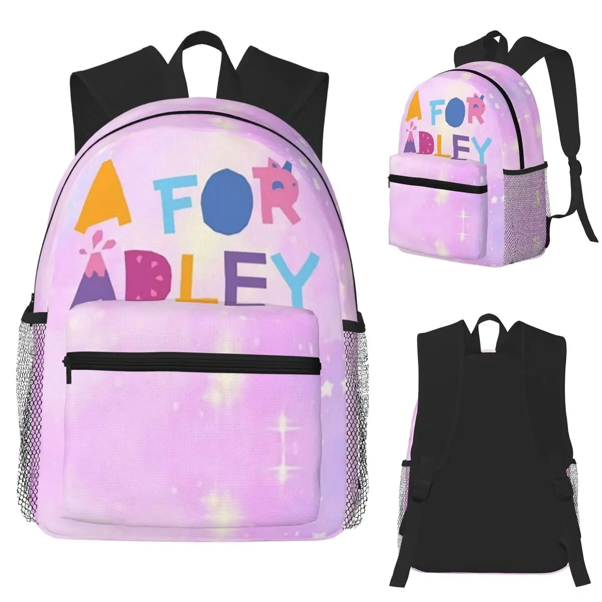 

Новый студенческий рюкзак A FOR ADLEY, школьная сумка, походный дорожный рюкзак для мальчиков и девочек, модная сумка для книг, сумки на плечо