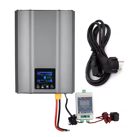 800W Grid Tie Micro Inverter16-28V DC with Limiter Function 12V Battery Discharge WiFi Optional New Designed Inverter