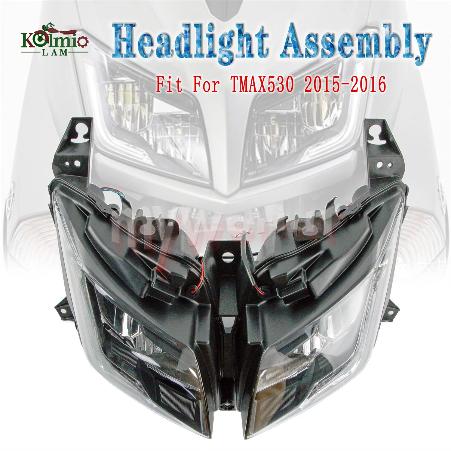 Fit For Yamaha TMAX 530 2015 2016  LED Headlight Headlamp Head Lamp Light Assembly Motorcycle TMAX530 T MAX XP 530 15 16