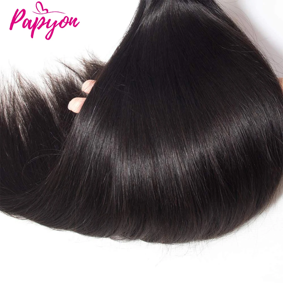  28 30 32 Inch Straight Human Hair Bundles Natural Color Bundles 100% Human Hair Extension Brazilian Weave Human Hair Bundles