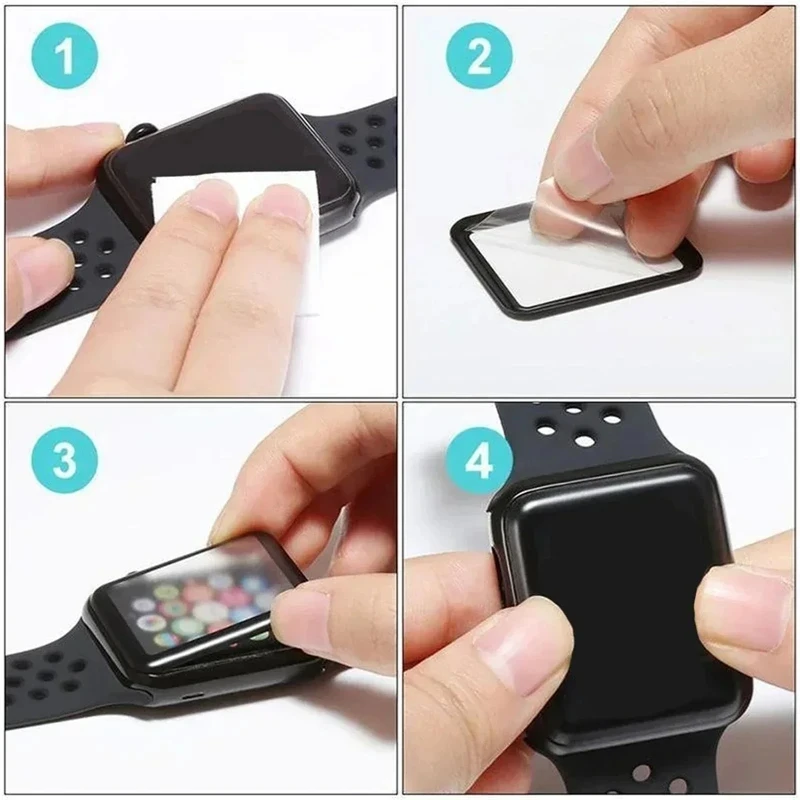 Apple Watch 시리즈 11 10-9-8-7-6 5 Se ultra-2 49mm 41 45-42-46mm 44mm (강화 유리 아님) 필름 액세서리용 화면 보호기 썸네일 6