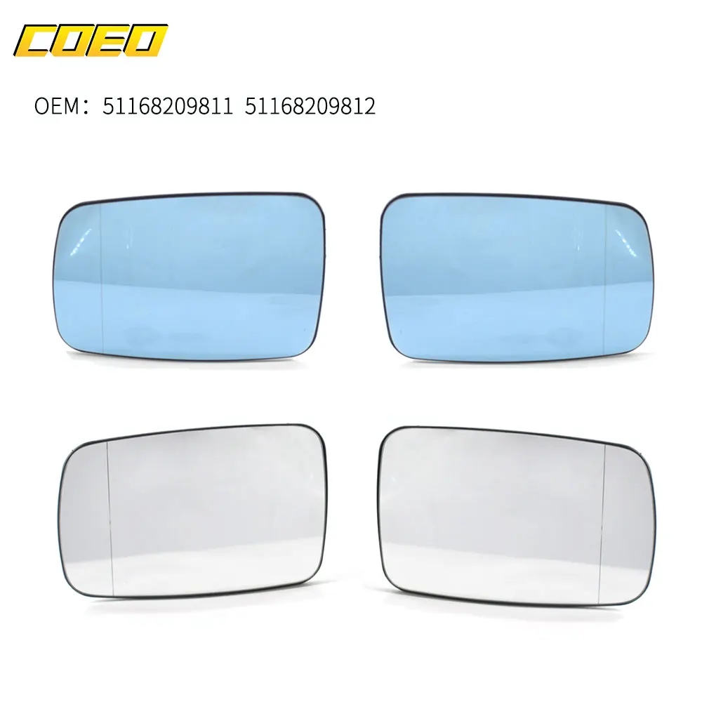 2Pcs Car Heated Rearview Mirror Glass For E39 E38 525I 528I 530I 540I 740I 750I 51168209811 51168209812