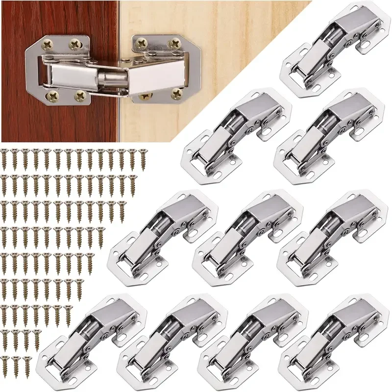 90-teiliges Stahlscharnier-Set – Furniture Hardware Screws Bewertung und Preis
