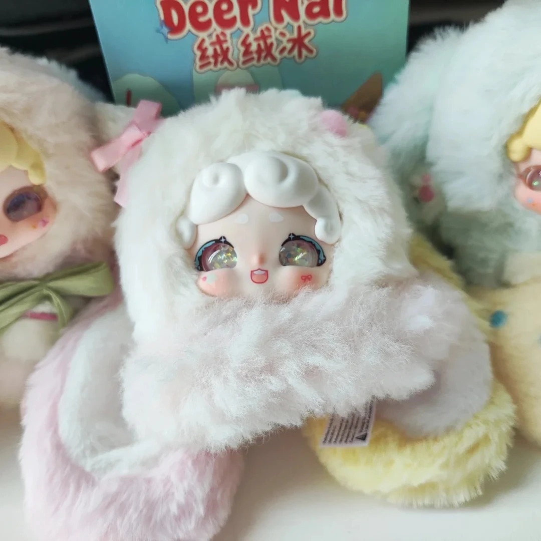 Lucky Deer Nai Rongrong Ice Series Blind Box Cute Vinyl Plush Rabbit Doll Mystery Box Kawaii Anime Surprise Bag Pendant Toy Gift