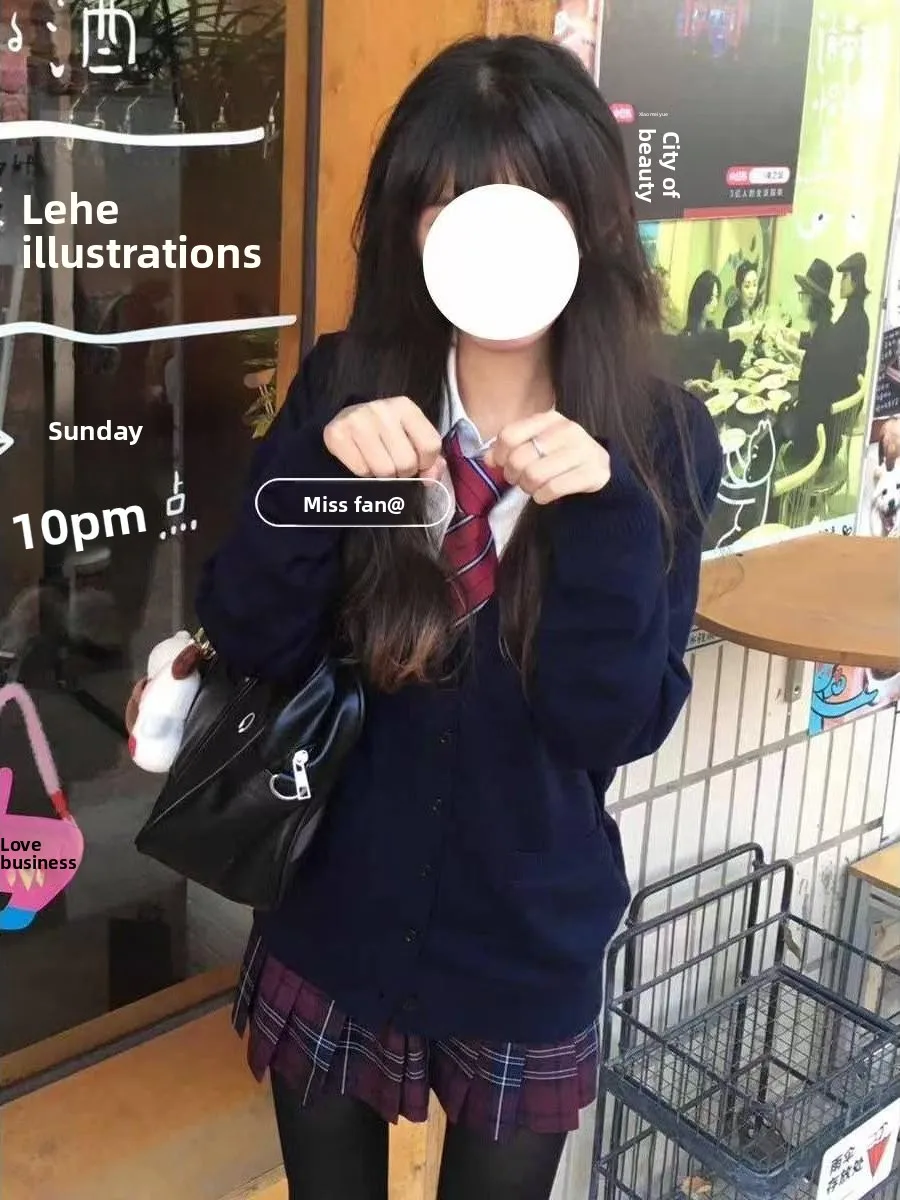 

Женский вязаный кардиган-свитер с длинным рукавом, осенне-зимний, в стиле оверсайз, с воротником, на пуговицах, модный комплект