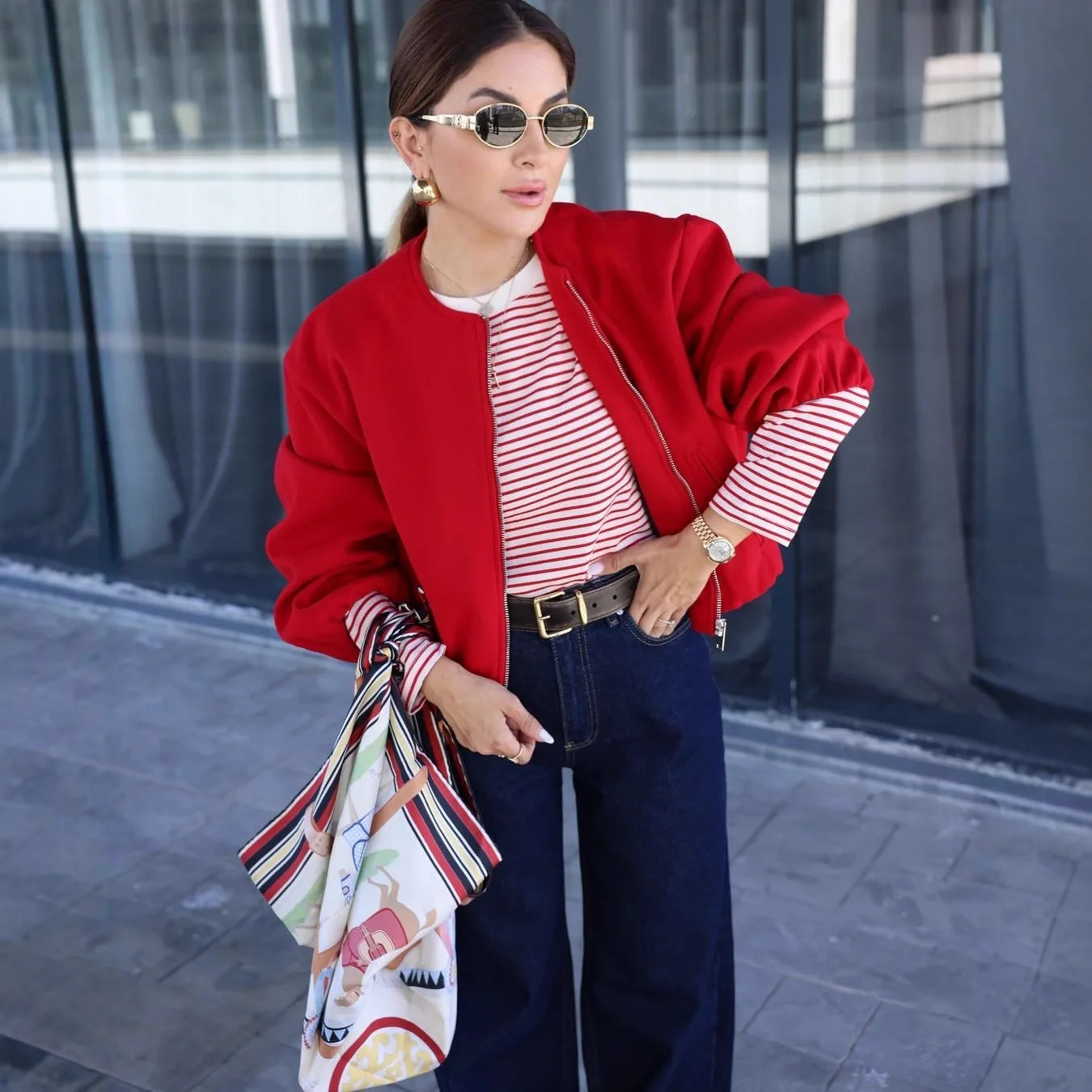 

Oversized Soft Bomber Jacket for Women, Long Sleeve Coat, Front Zipper, Female Outerwear, Chic Tops, Fashion