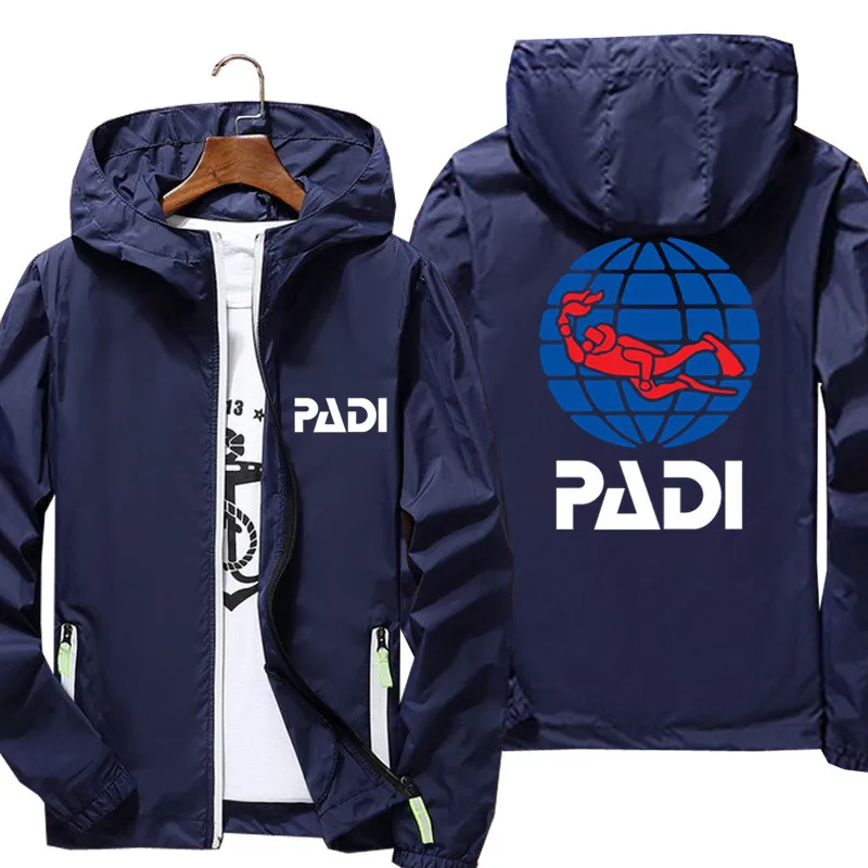 Mens Women Scuba Driver Padi Windbreaker Pilot Thin Reflective Sunscreen Ultra Light Jacket Coat Bomber Flight Male Oversize 7XL