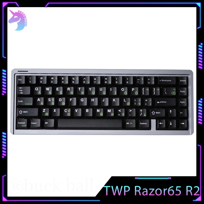 

Twp Razor65 R2 Mechanical Keyboard Kits Aluminum Alloy Wired Keyboard Kit Gaming Keyboards Gasket Hot Swap Custom Gamer Keyboard