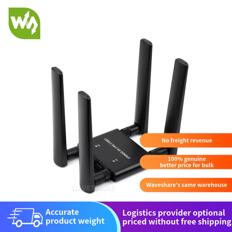 

Makerseek & Waveshare RM520N-GL 5G DONGLE (B)[30237]【Цена без стоимости доставки】
