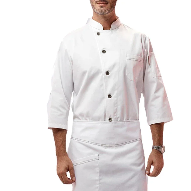 Hot selling chef men for autumn and winter  long sleeved hotel Western restaurant kitchen uniforms catering chefs uniform