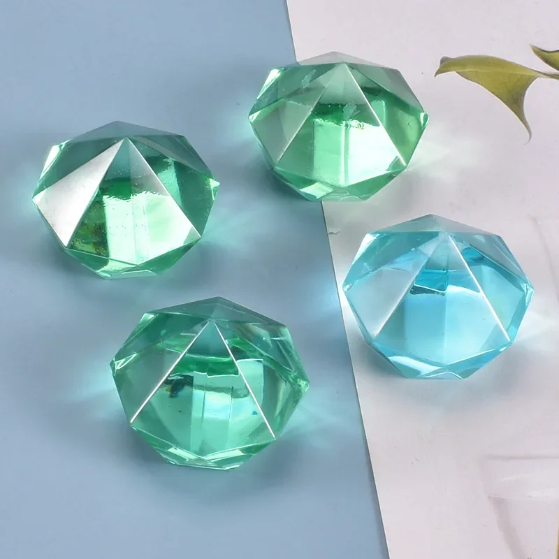 Multilateral Translucent Diamond Handmade Table Decoration Silicone Mold DIY Crystal Epoxy Mold