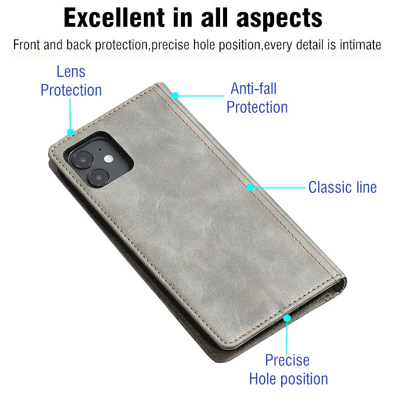 For On Sony Xperia 10 5 1 II III 8 L4 L3 L2 L1 X Performance XZ XZS XZ3 XZ2 XZ1 XA XA1 XA2 Ultra Plus Cover Leather Case Fundas view 5