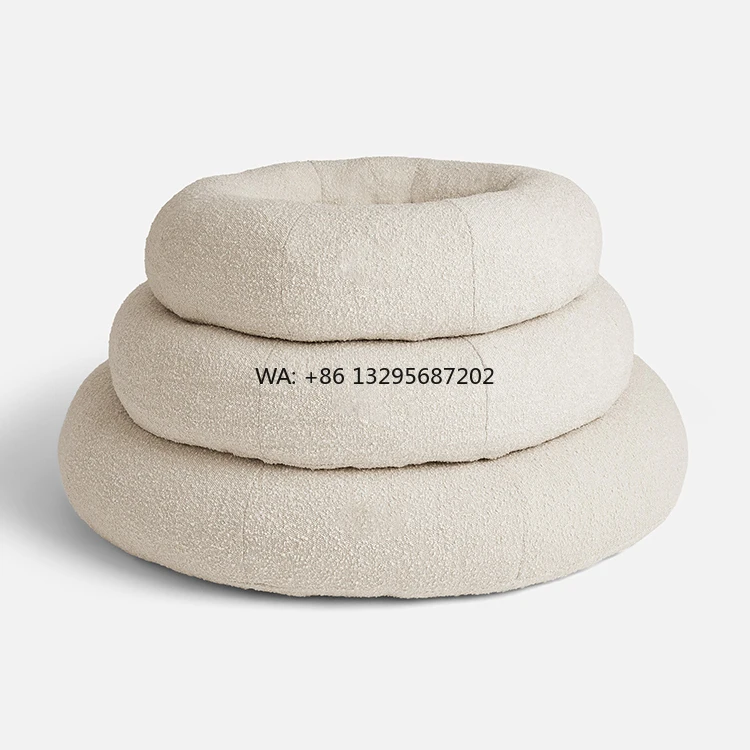 

Оптовая продажа от производителя, популярные кровати для собак-букле, большие мягкие кровати для собак-пончиков, кровати для домашних животных для собак, кошек