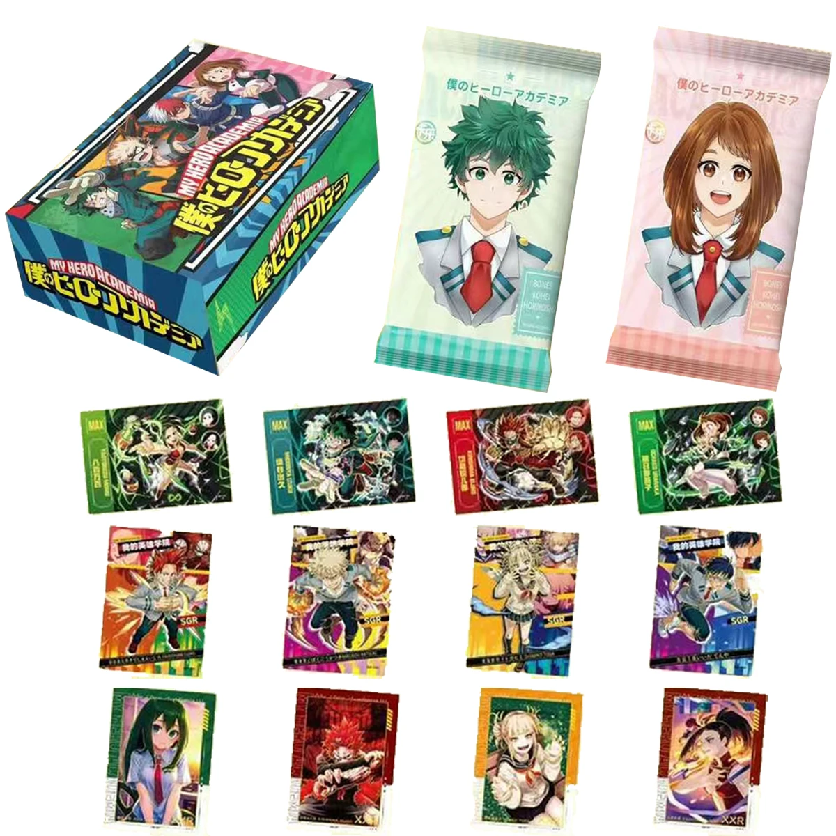 

New My Hero Academia Cards Collection Cards Wholesale All Set Anime Character Rare Flash SSR Card Deluxe Edition Card Game Toys