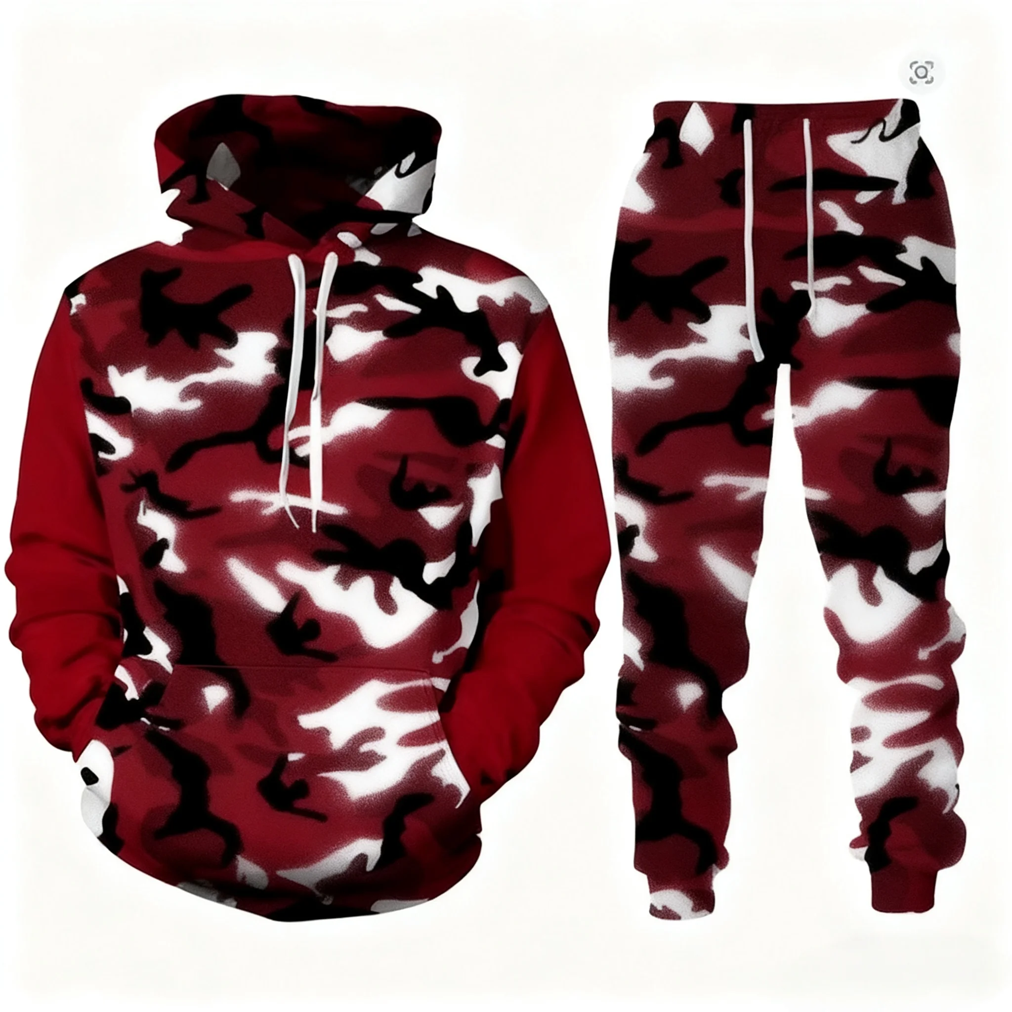 

2026 Рождественская елка, комплект из двух предметов с капюшоном и брюками, Санта-Клаус, комплект с 3d принтом для мужчин и женщин, модная толстовка с капюшоном + брюки, спортивные костюмы