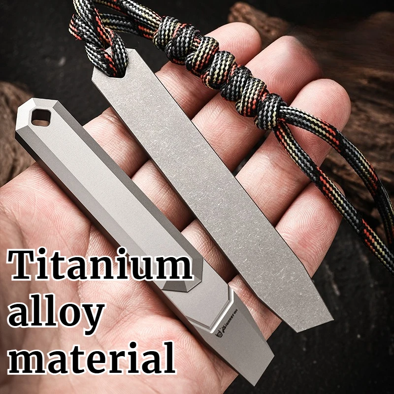 

Titanium Alloy Creative EDC Portable Pry Bar Bottle Opener Camping Portable Multifunctional Outdoor Emergency Survival Tool
