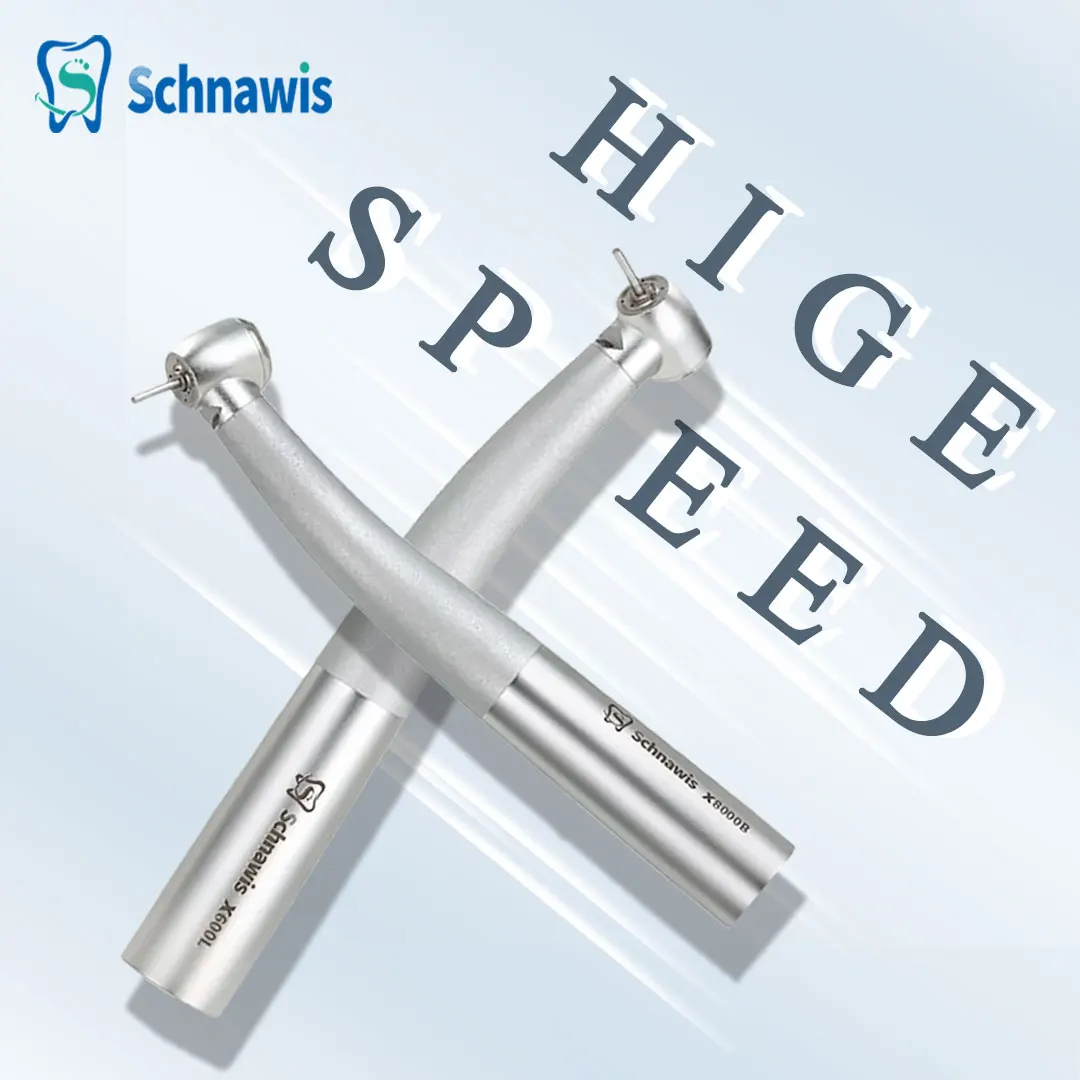 Schnawis Dental High Speed Handpiece Internal Water Spray Dental Hand piece Rotor Tip Ceramic Bearing X500L Air Turbine