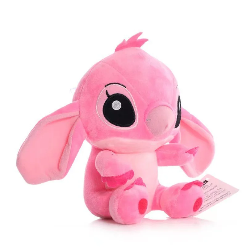 Disney Stitch Kawaii น่ารักการ์ตูนอะนิเมะน่ารักตุ๊กตาของเล่นตุ๊กตา Plush,สีฟ้าสีชมพู Stitch วันเกิดเด็ก,คริสต์มาสของขวัญ