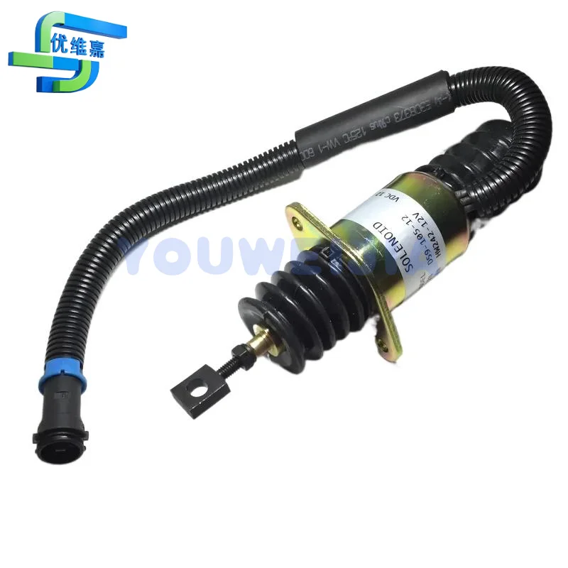 12v electromagnetic solenoid pulse valve D59-105-12  for Excavator Engine C6121