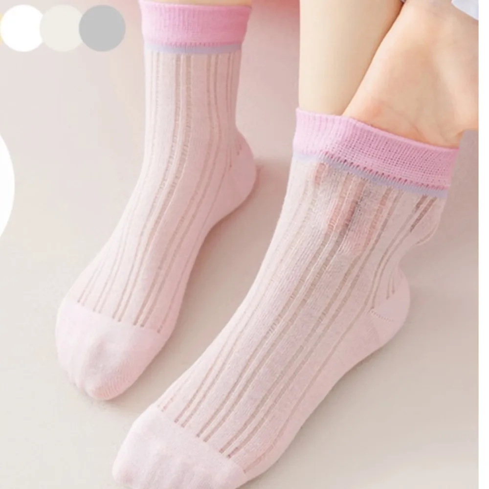 Children's socks Summer thin baby sock babies short sock toddler kids socks high stretch mesh sock meia infantil stocking