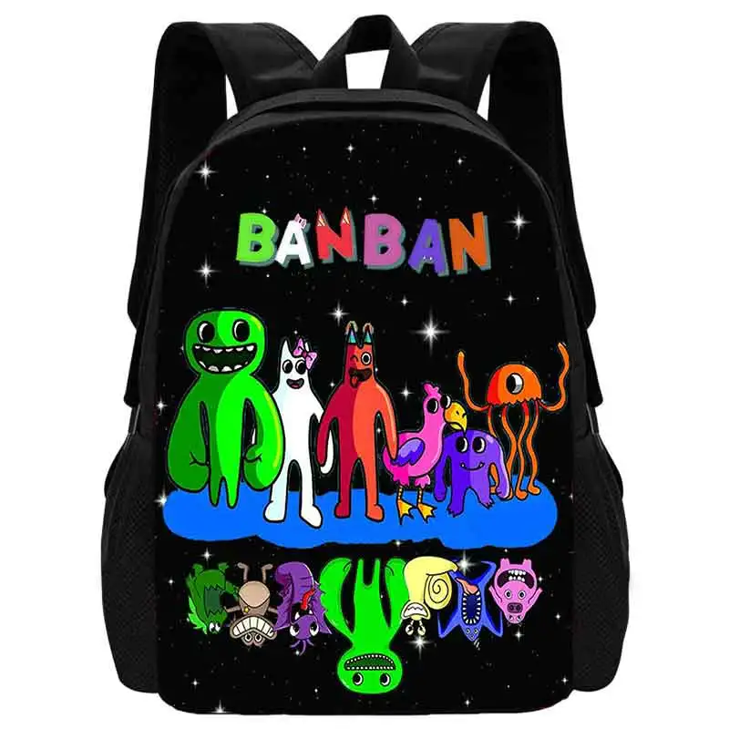 Garten of BanBan School Backpack for Child ,Cartoon School Bags for Boys Girls Light Weight and Large Capacity Books Bags