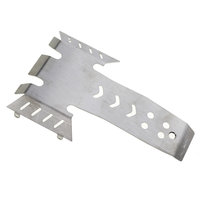 AS96-2X Stainless Steel Chassis Armor Axle Protector Skid Plate For Vanquish VS4-10 Phoenix VS410 RC Crawler